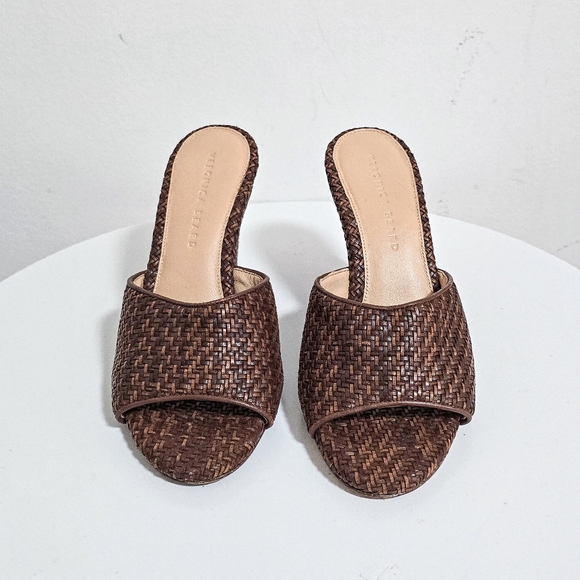Veronica Beard Dali raffia wedge sandals size 7 - Picture 2 of 9